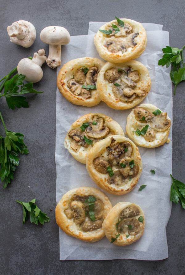 Puff Pastry Ideas Appetizers
 Mushroom Puff Pastry Appetizers An Italian in my Kitchen