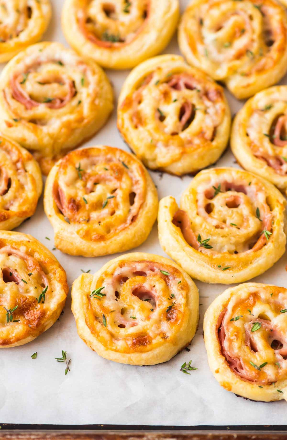 Puff Pastry Ideas Appetizers
 Ham and Cheese Pinwheels Recipe in 2019 Recipes