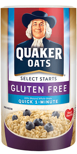 Quaker Oats Gluten Free
 Product Hot Cereals Quaker Gluten Free 1 Minute