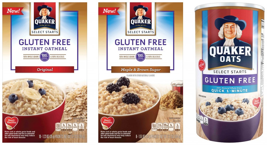 Quaker Oats Gluten Free
 Quaker Oats Gluten Free Oatmeal Launches Nationwide in