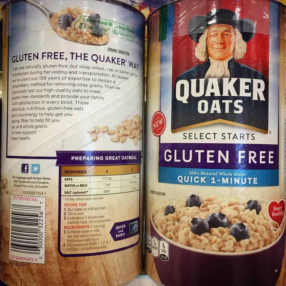 Quaker Oats Gluten Free
 Shopping for Safe Gluten Free Products Gluten free