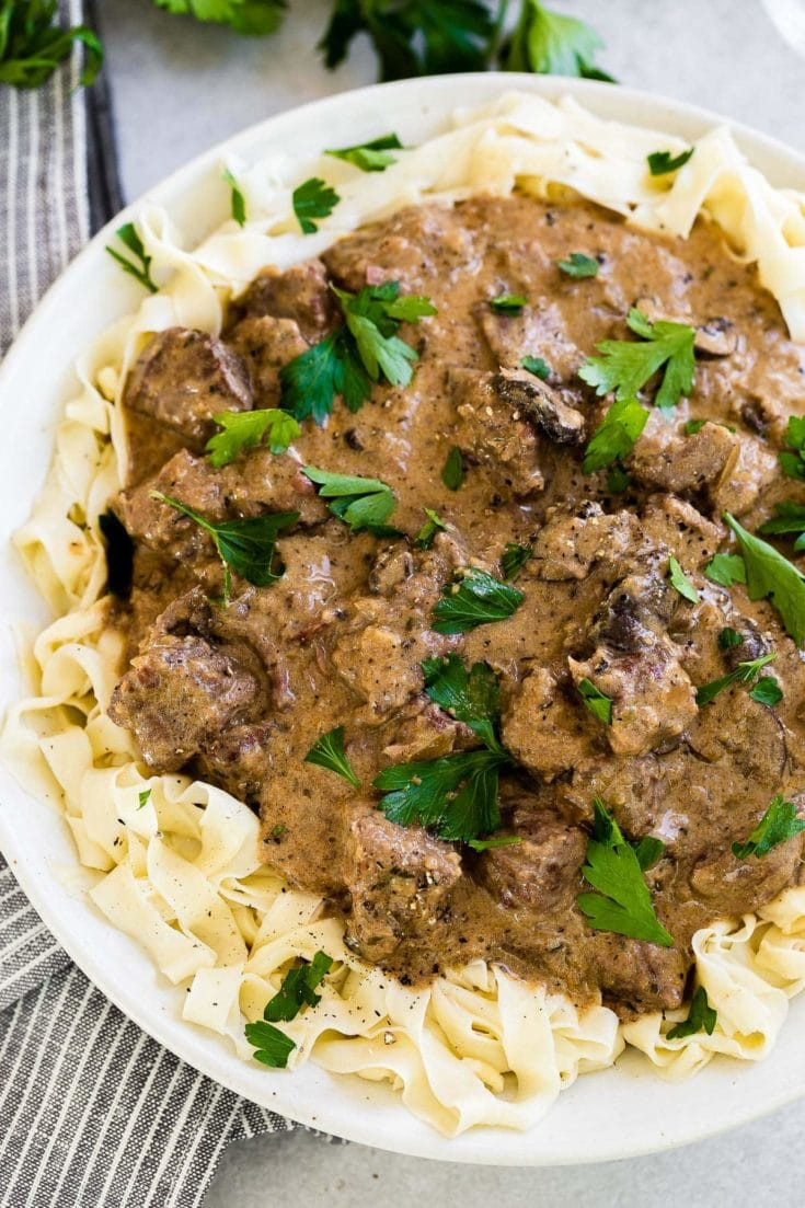 Quick And Easy Beef Stroganoff
 Easy Instant Pot Beef Stroganoff Oh Sweet Basil