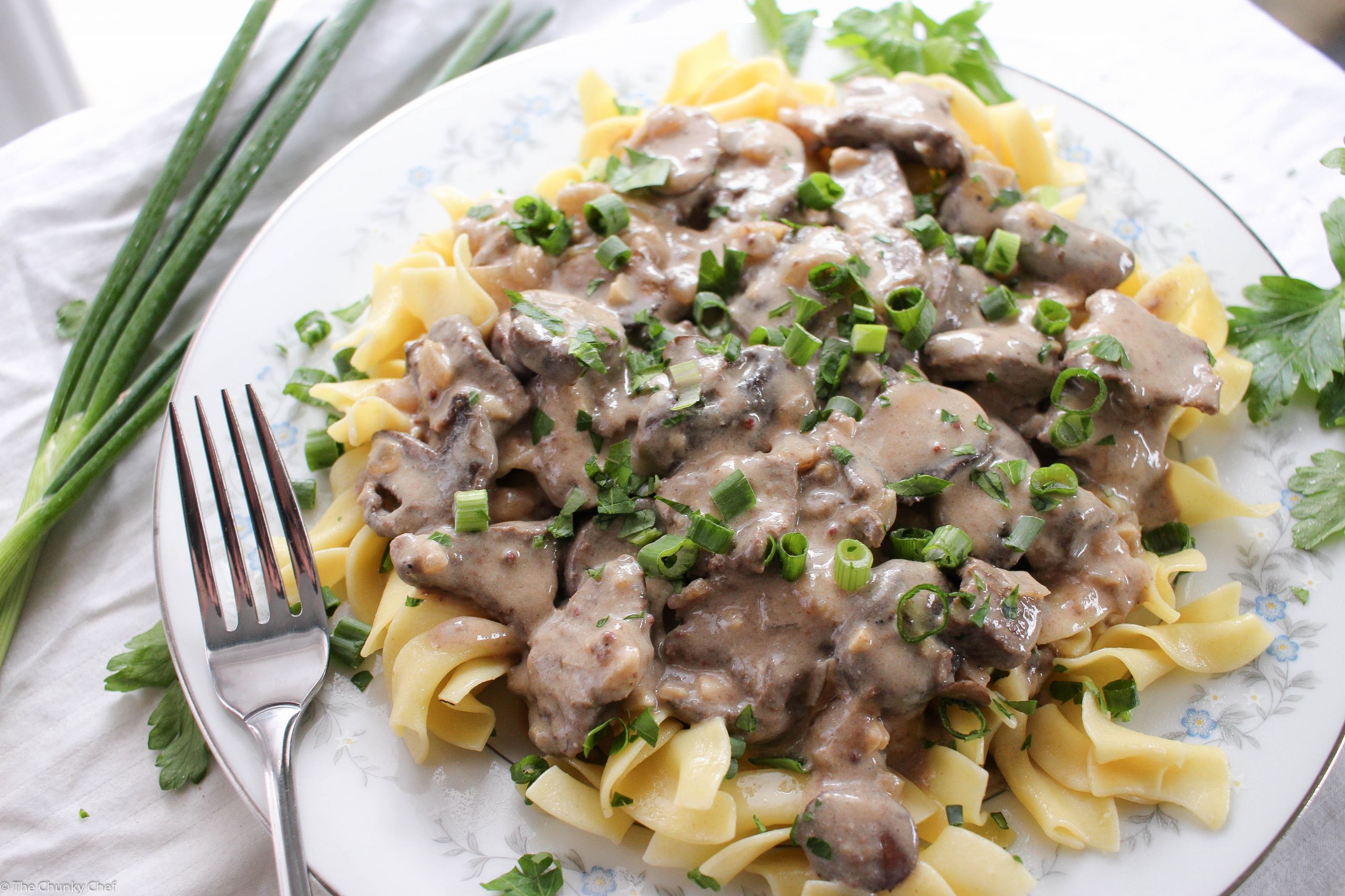 Quick And Easy Beef Stroganoff
 Quick and Easy Beef Stroganoff The Chunky Chef
