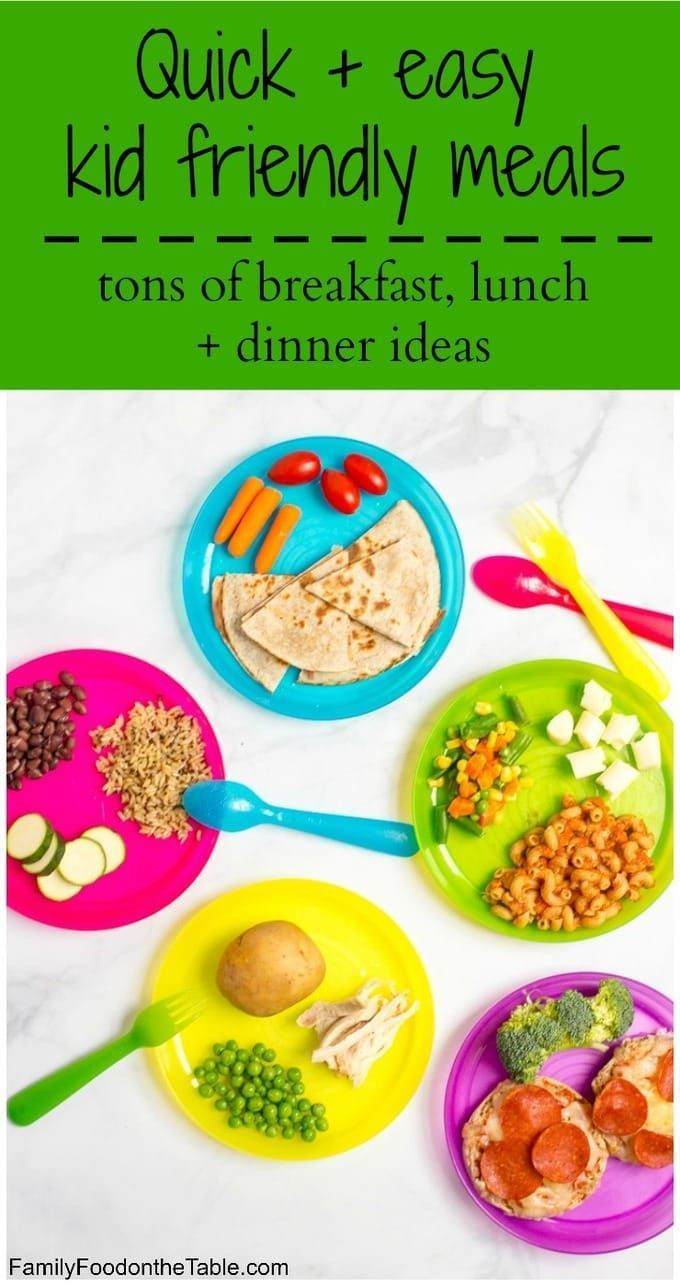 Quick Healthy Kid Friendly Dinners
 Healthy quick kid friendly meals