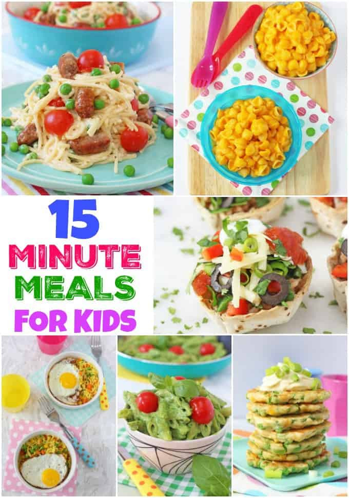 Quick Healthy Kid Friendly Dinners
 15 The Best 15 Minute or less Kid s Dinners My