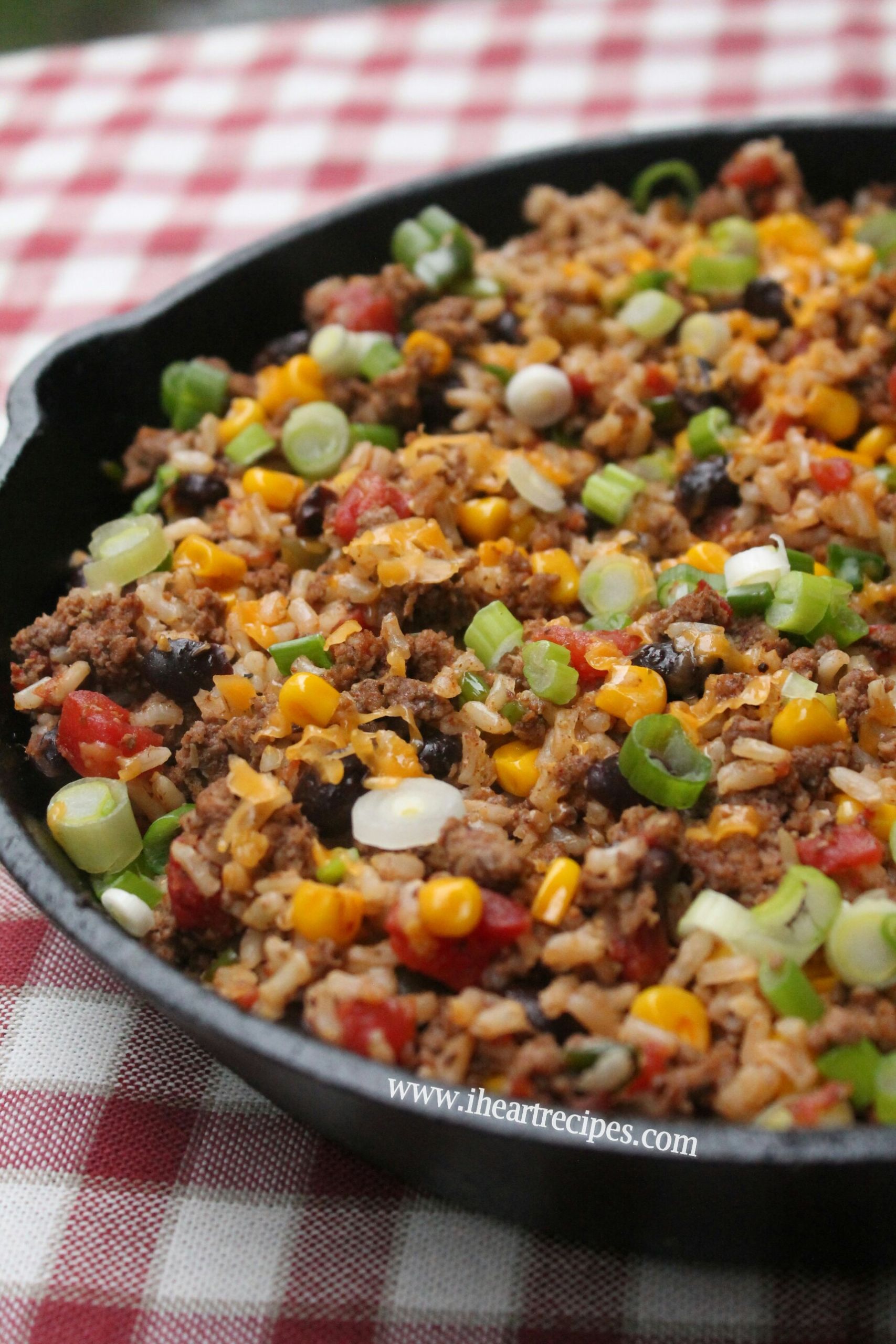 Quick Meals To Make With Ground Beef
 Tex Mex Ground Beef Skillet I Heart Recipes