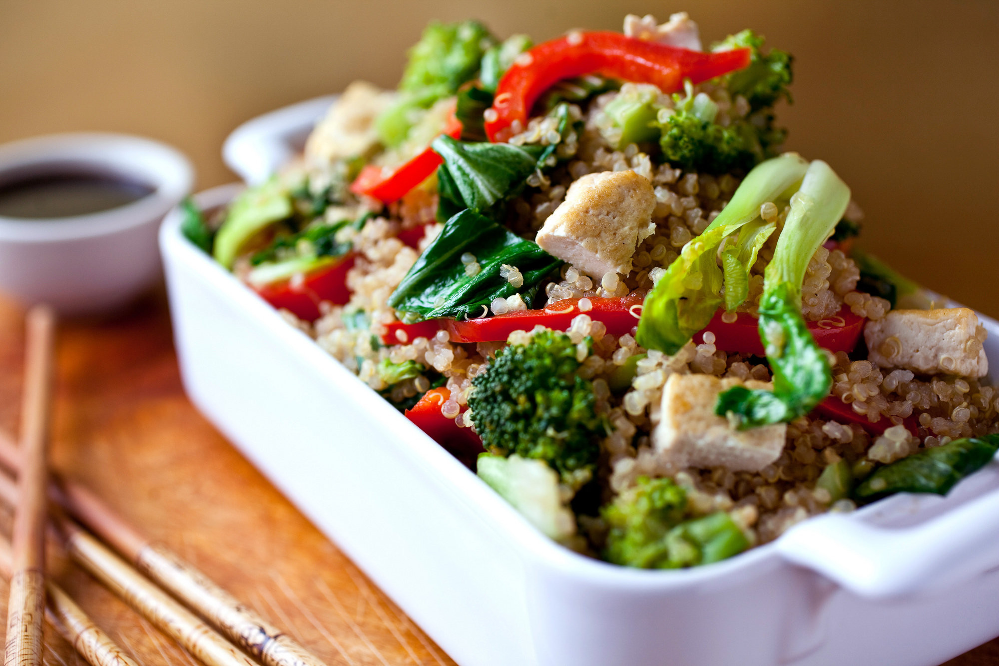Quinoa And Vegetables Stir Fry
 Stir Fried Quinoa With Ve ables and Tofu Recipe NYT
