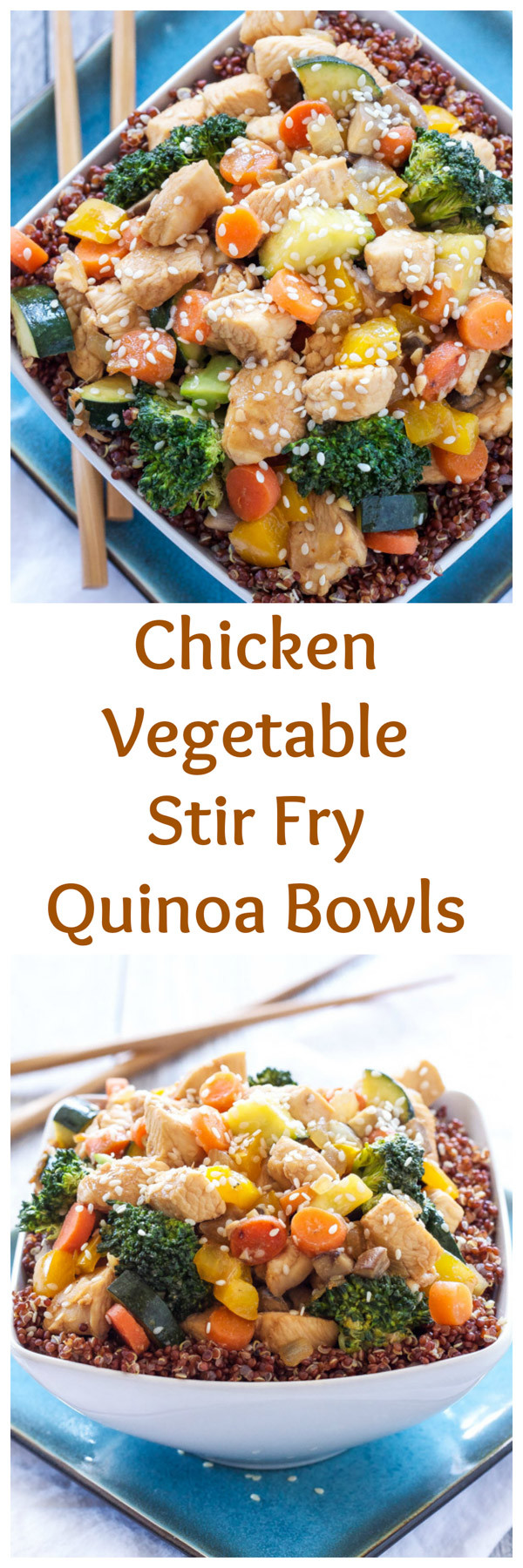 Quinoa And Vegetables Stir Fry
 Chicken and Ve able Stir Fry Quinoa Bowls Recipe Runner
