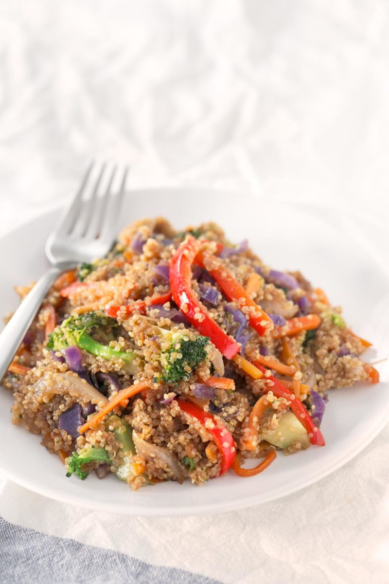 Quinoa And Vegetables Stir Fry
 Quinoa Stir Fry with Ve ables Simple Vegan Blog