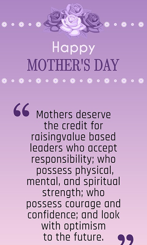 Quote On Mothers
 Best Mother’s Day Quotes
