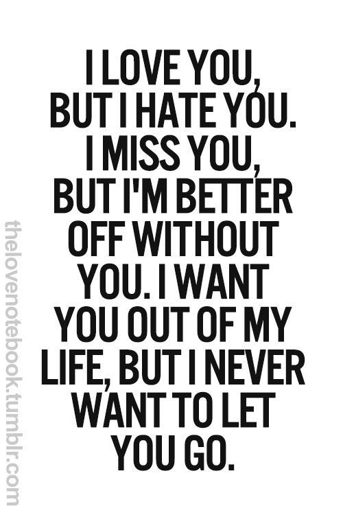 Quotes About Hating Someone You Used To Love
 Pin di Quotes Love