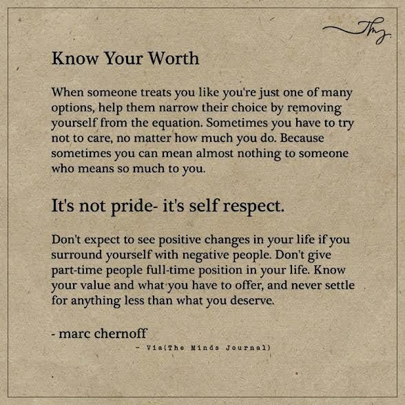 Quotes About Self Worth In Relationships
 Know your worth themindsjournal