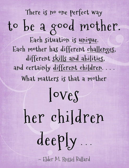 Quotes On Becoming A Mother
 Mommy Vignettes Being a Good Mother