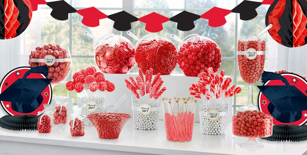 Red And White Graduation Party Ideas
 Red Congrats Grad Graduation Party Supplies Party City
