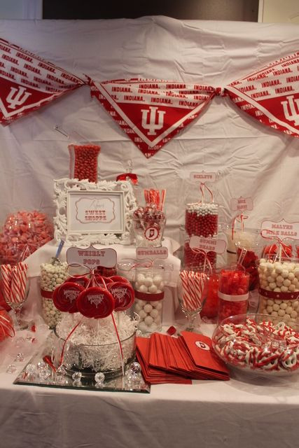 Red And White Graduation Party Ideas
 Southern Blue Celebrations RED CANDY BUFFETS & DESSERT TABLES