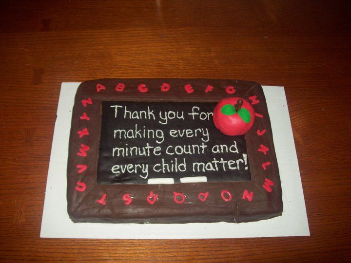 Retirement Party Ideas For School Principals
 Teacher Retirement cake cakes