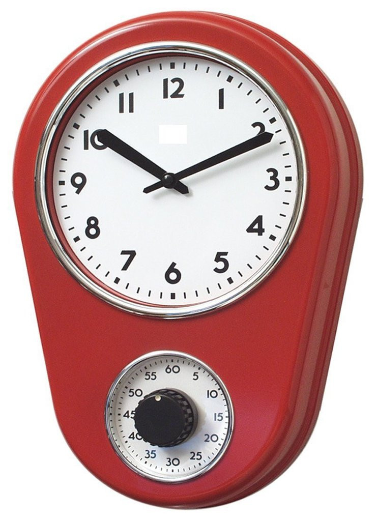 Retro Kitchen Wall Clock
 Retro Kitchen Timer Wall Clock – Lilyshome