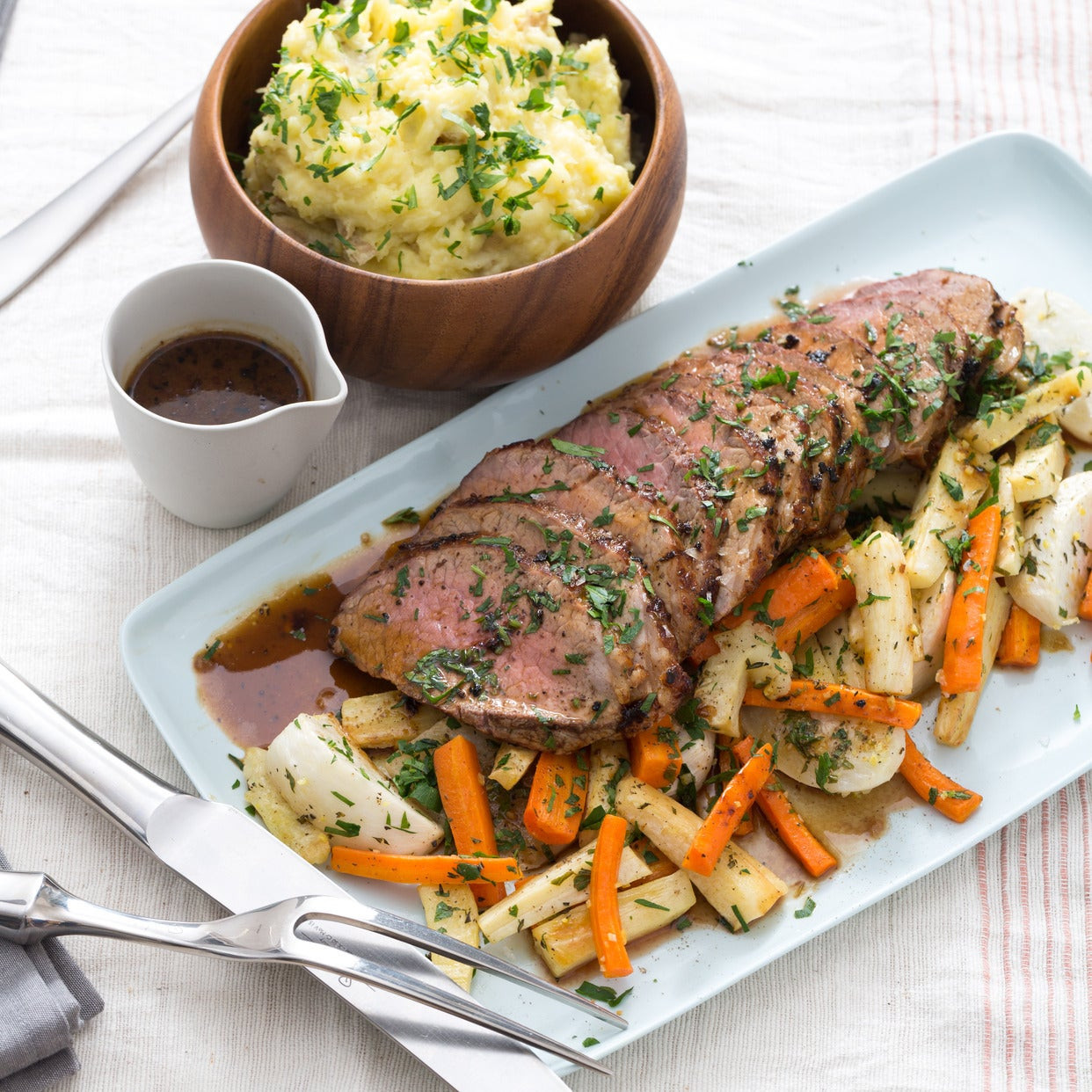 Roasted Potatoes And Vegetables
 Recipe Roast Beef with Smashed Potatoes Roasted Root
