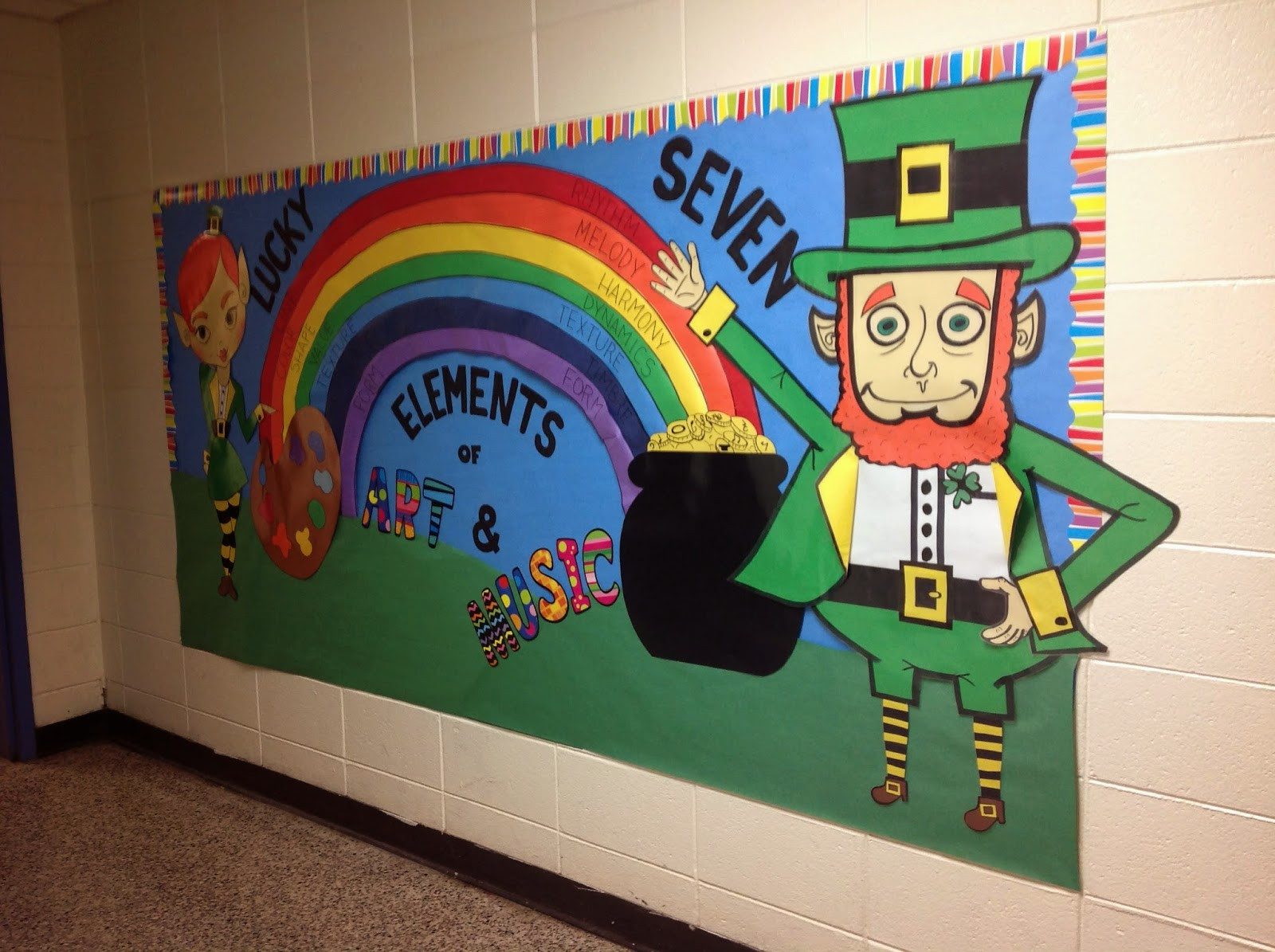 Saint Patrick's Day Bulletin Board Ideas
 The Mr Hall Pass to Music at LTN Music in Our Schools Month