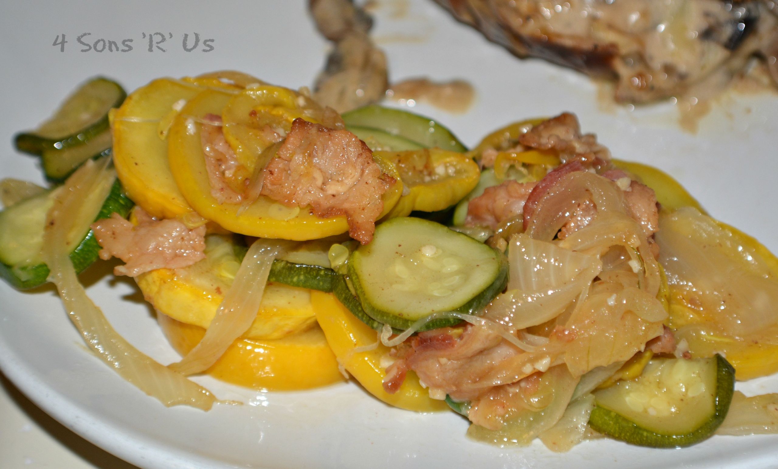 Sauteed Summer Squash
 Sauteed Summer Squash with Bacon & ions 4 Sons R Us