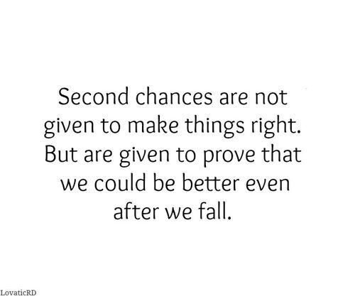 Second Chance Quotes About Relationships
 Second chances points to ponder Pinterest