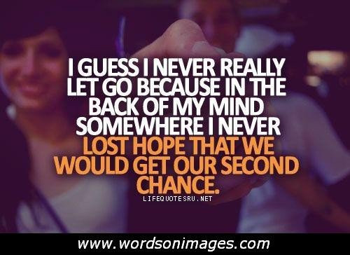 Second Chance Quotes About Relationships
 Second Chance At Love Quotes QuotesGram