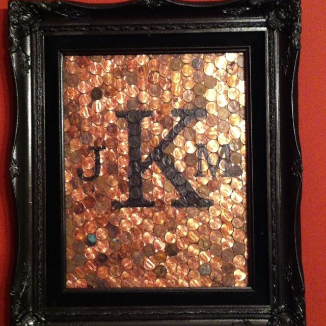 Seven Year Anniversary Gift Ideas
 7th wedding anniversary Old frames and Pennies on Pinterest