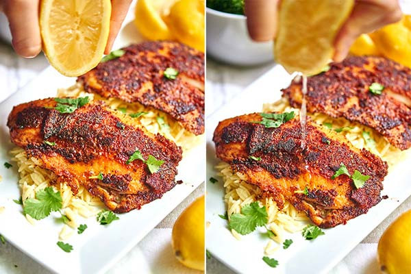 Side Dishes For Baked Tilapia
 Blackened Tilapia with Homemade Spice Rub Healthy & ly