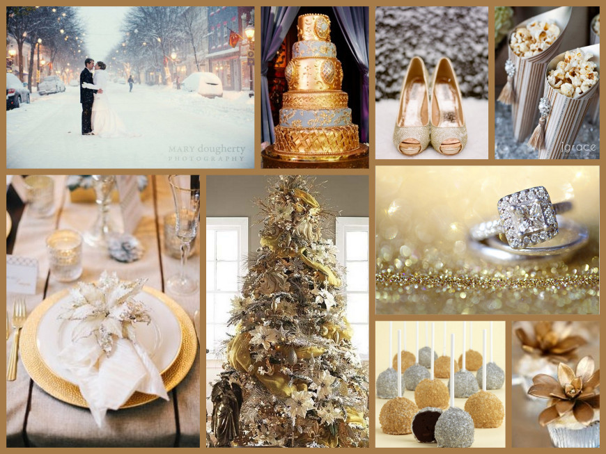 Silver And Gold Wedding Theme
 Silver & Gold