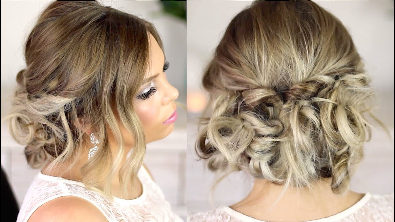 Simple Hairstyles For Prom
 Easy Formal Hair Messy Up Style Tutorial