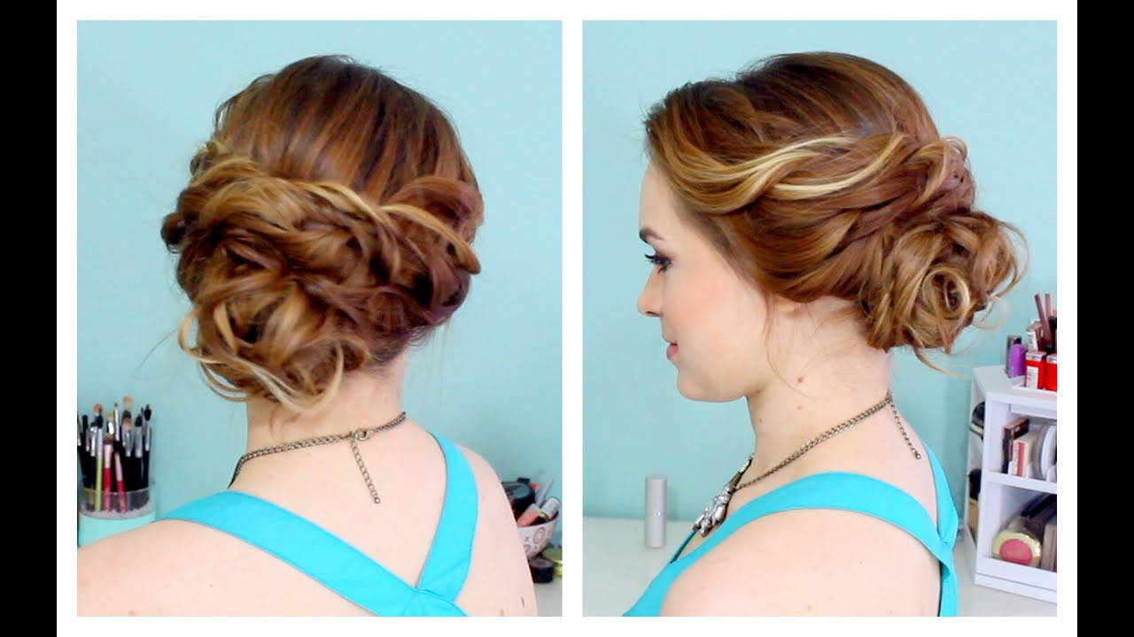 Simple Hairstyles For Prom
 Quick Side Updo for Prom or Weddings D