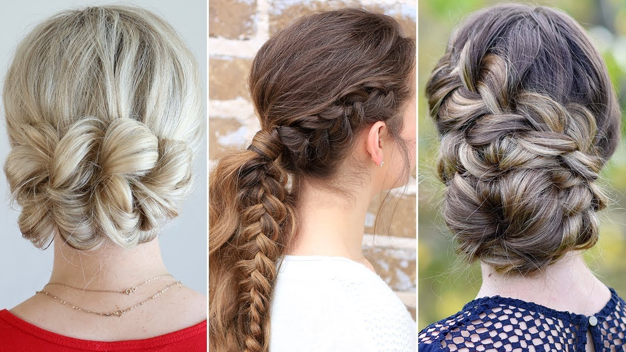 Simple Hairstyles For Prom
 3 Easy UPDO Prom Hairstyles