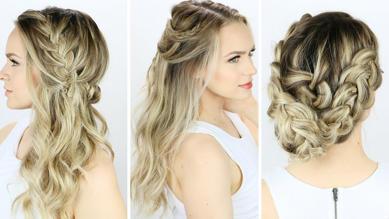 Simple Hairstyles For Prom
 3 Prom or Wedding Hairstyles You Can Do Yourself
