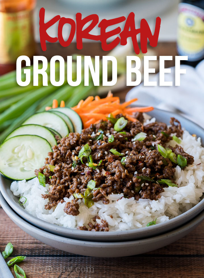 Simple Meals With Ground Beef
 Easy Korean Ground Beef Recipe