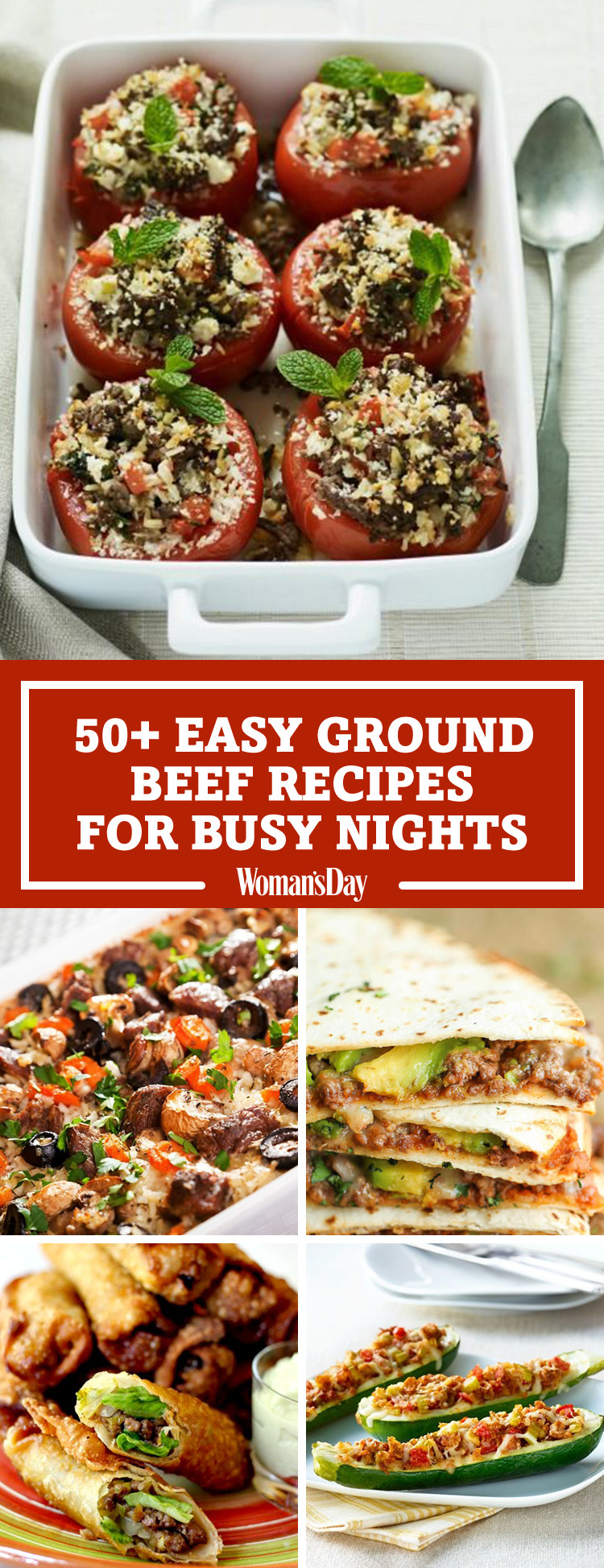 Simple Meals With Ground Beef
 55 Easy Ground Beef Recipes Healthy Recipes with Ground