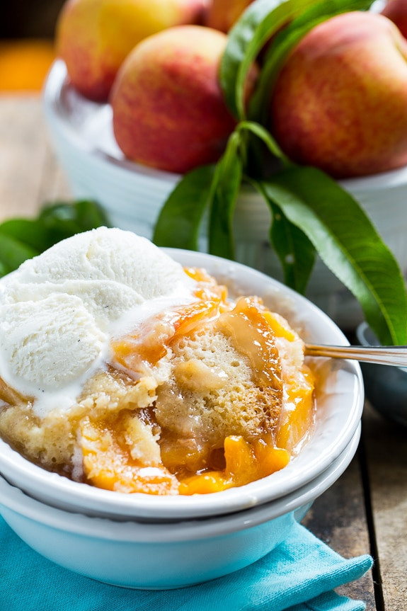 Slow Cooker Peach Cobbler
 Slow Cooker Peach Cobbler Spicy Southern Kitchen