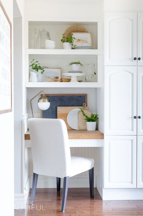 Small Kitchen Desk
 25 Ideas To Incorporate An fice Nook Into A Kitchen