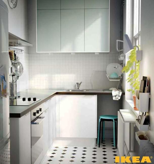 Small Kitchen Space Ideas
 Ways to Open Small Kitchens Space Saving Ideas from IKEA