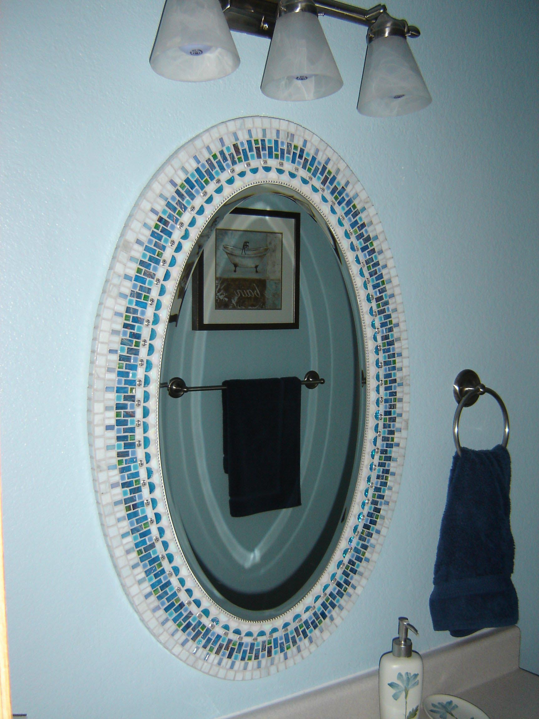 Small Oval Bathroom Mirror
 DIY Oval Bathroom Mirrors Frame