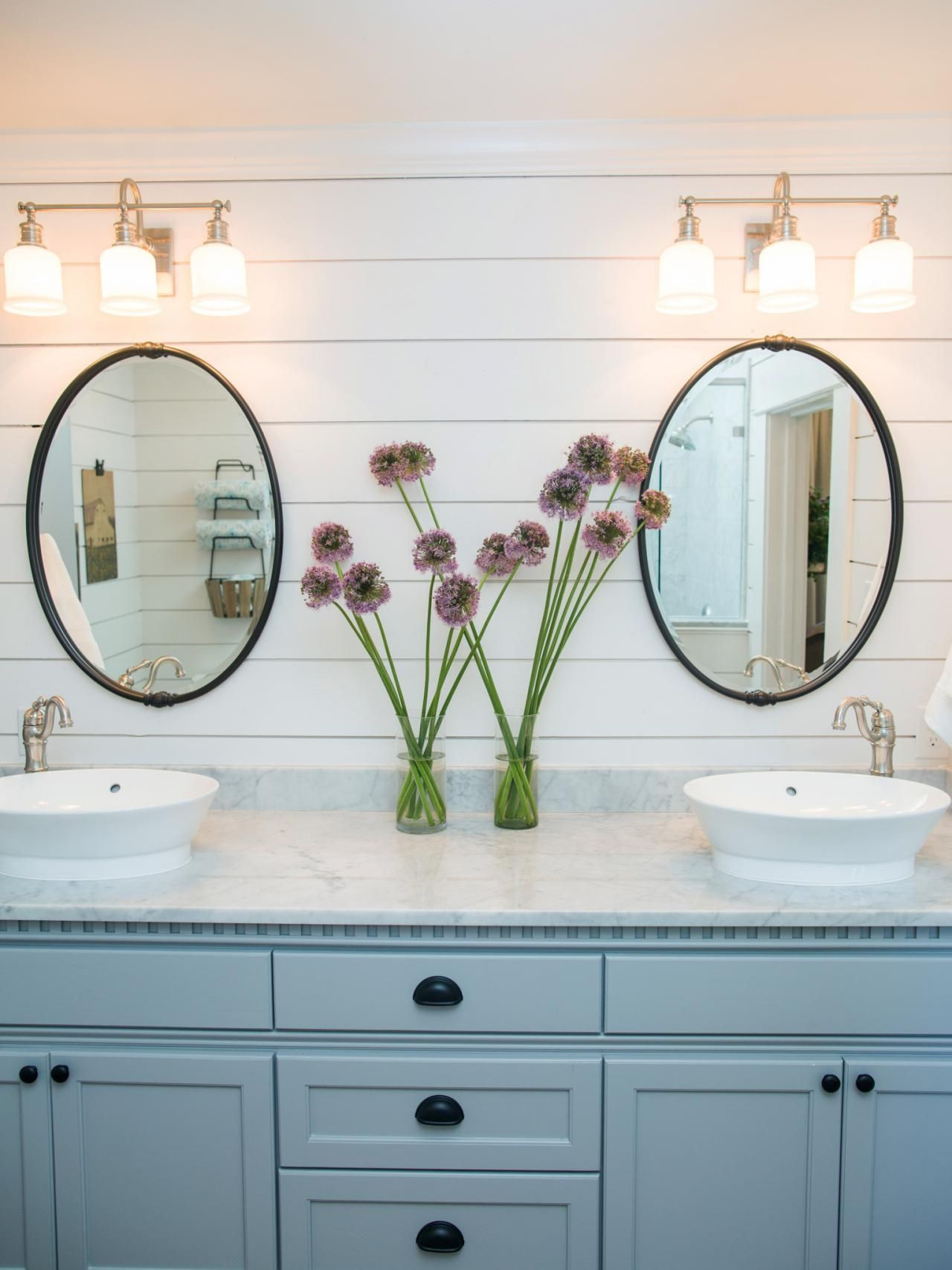 Small Oval Bathroom Mirror
 5 Things Every Fixer Upper Inspired Farmhouse Bathroom