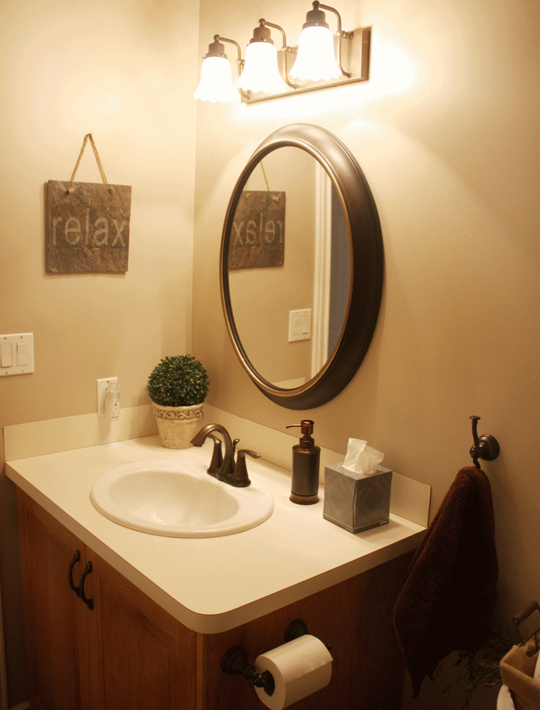 Small Oval Bathroom Mirror
 oval bathroom mirrors oil rubbed bronze
