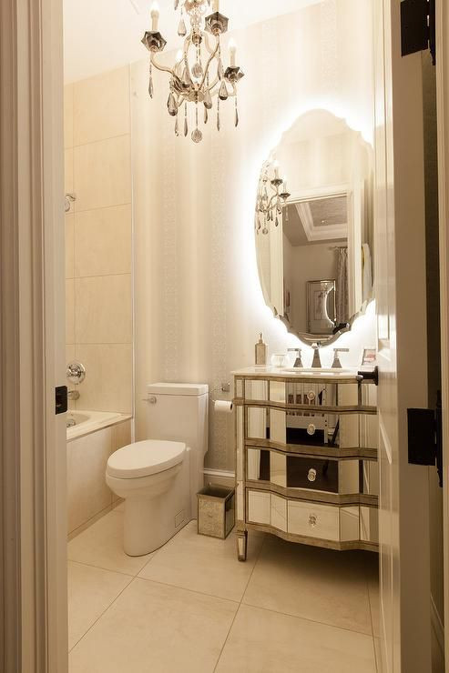 Small Oval Bathroom Mirror
 13 Beautiful Bathrooms With Mirrors