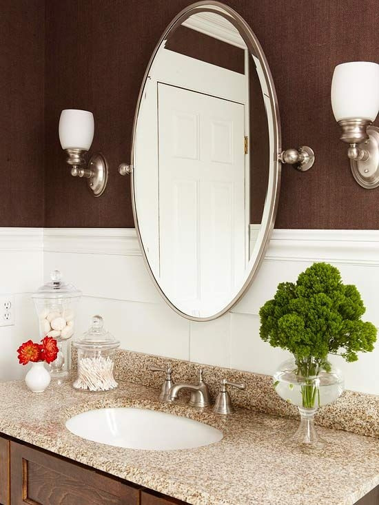 Small Oval Bathroom Mirror
 Savoy Tilting Oval Bathroom Mirror 650 X 586mm Powder Room