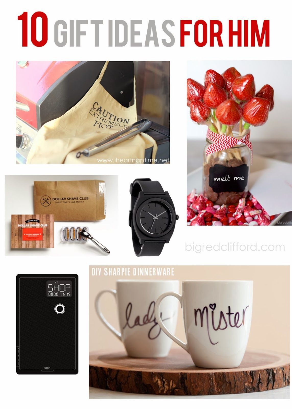 Small Valentines Day Gifts For Him
 valentines ideas for HIM DIY and quick grabs you
