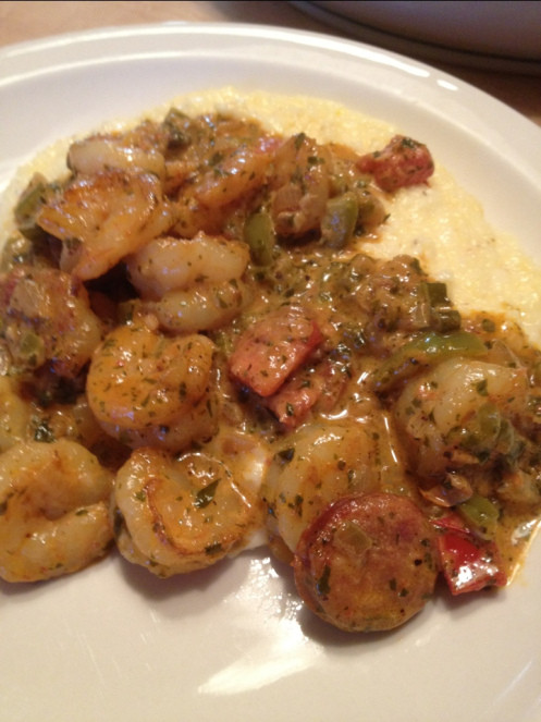 Soulfood Dinner Ideas
 Shrimp & Andouille with Creamy Charleston Style Grits
