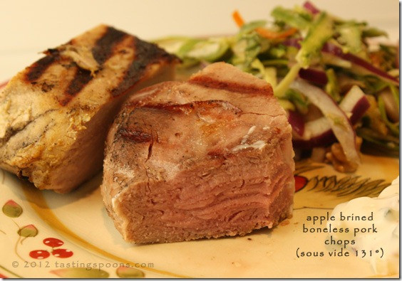 Sous Vide Pork Chops Apple
 Apple Brined Boneless Pork Chops Sous Vide 131