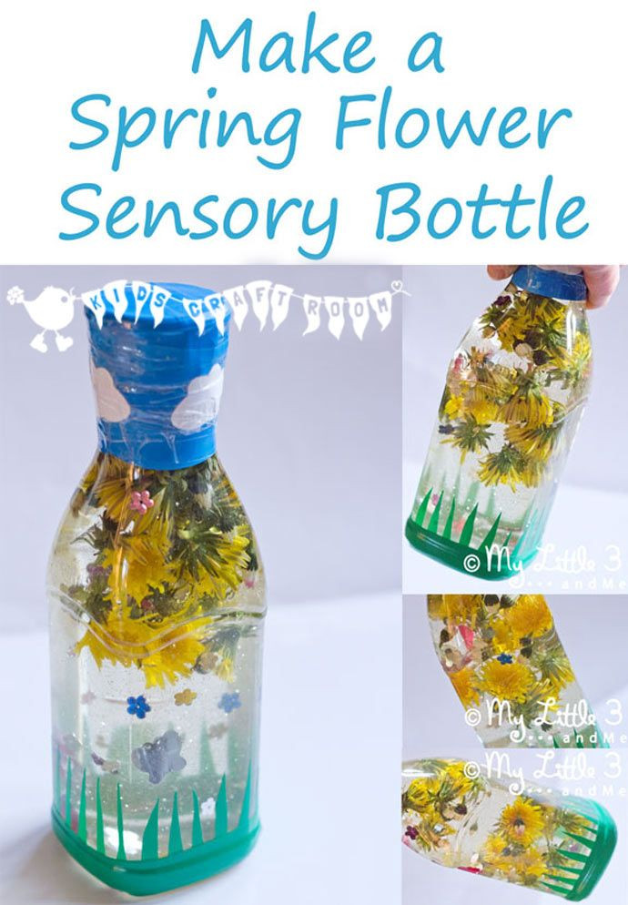 Spring Ideas For Babies
 Spring Flower Sensory Bottles Sensory Fun