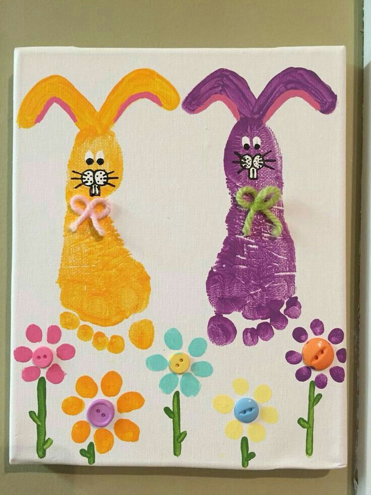 Spring Ideas For Babies
 Easter Bunny Feet Toddler