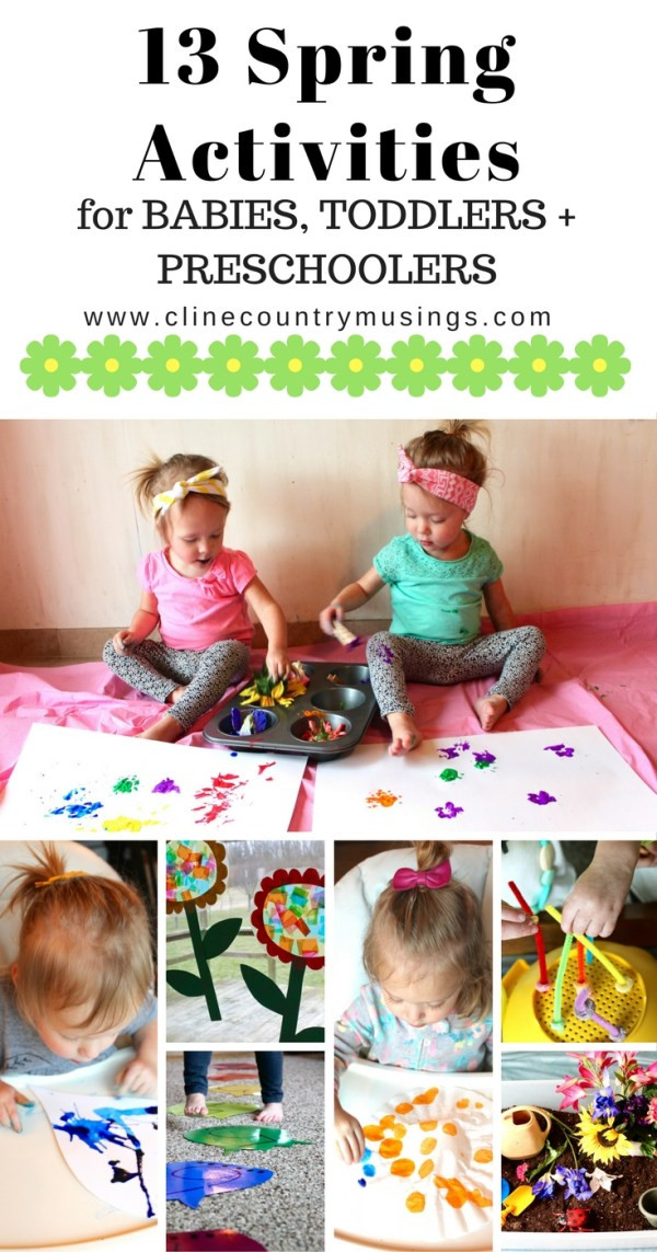 Spring Ideas For Babies
 13 toddler activities for spring Fueling Mamahood