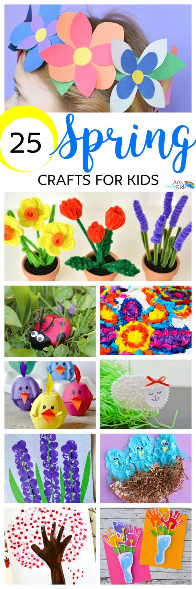 Spring Ideas For Toddlers
 Easy Spring Crafts for Kids Arty Crafty Kids